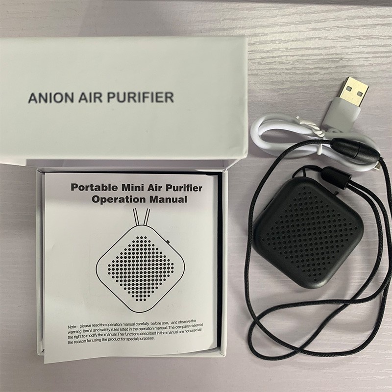 Air Purifier Necklace Wearable Pembersih Udara Kalung Mini Personal Portable Air Freshener Ionizer Portable