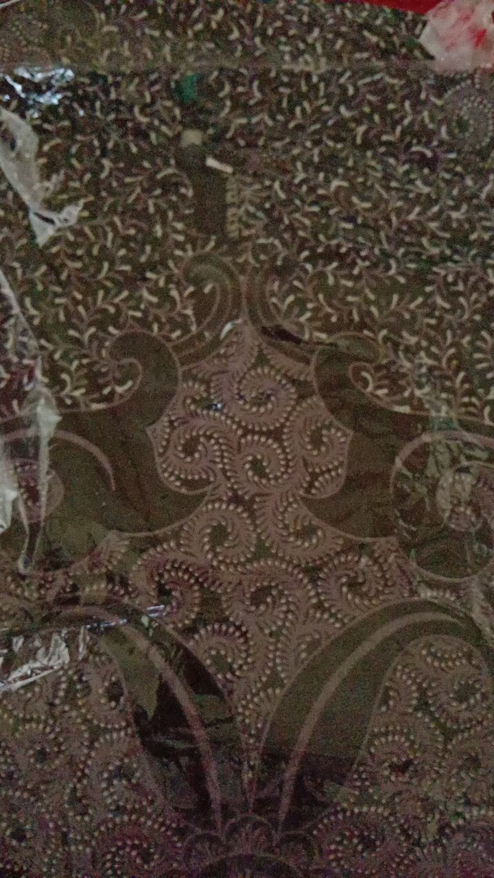 Batik Tunik Shibori Jumputan Terbaru Size S-3l / Hrb026 Yelbor Navbor / Biru Putih