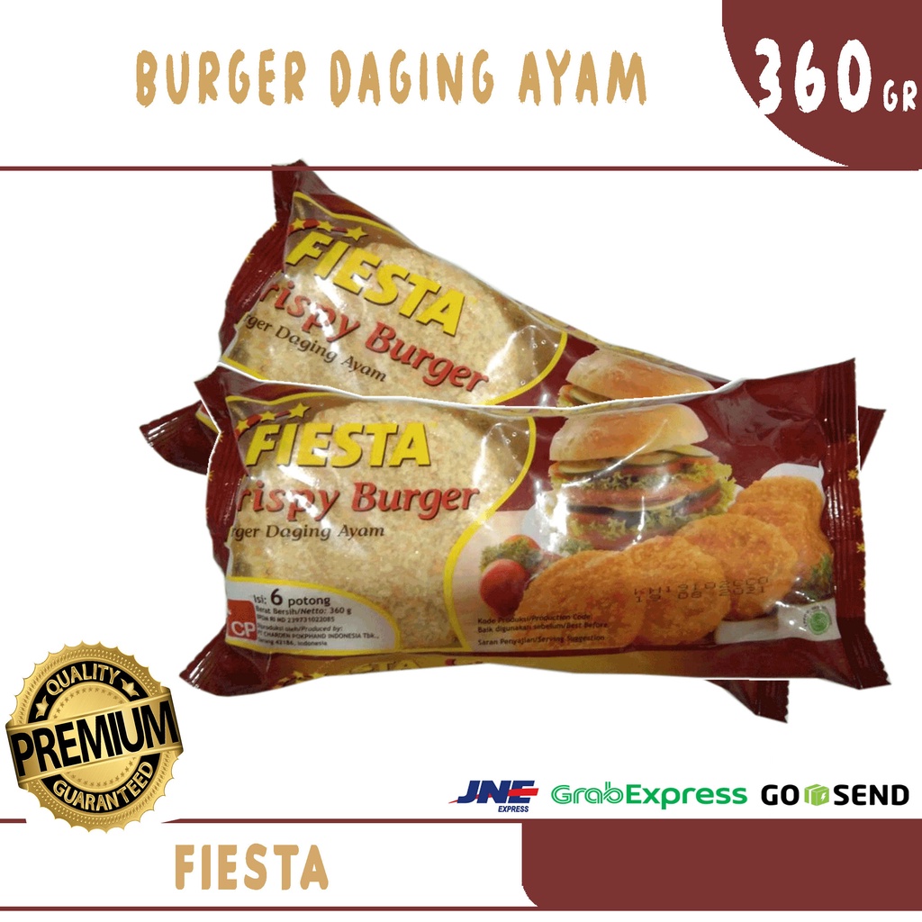

Fiesta Crispy Burger isi 6 360gr