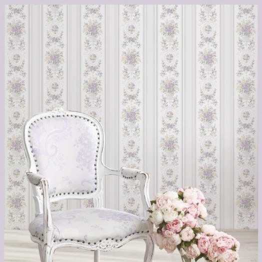 Wallpaper Dinding Motif Bunga / Motif Salur Bunga Flower Story F8 &amp; F9