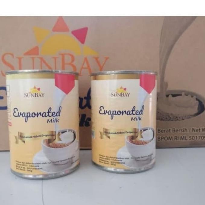 

BISA COD Sunbay evaporated milk/Susu Evoporasi Sunbay 380 g ( karton )