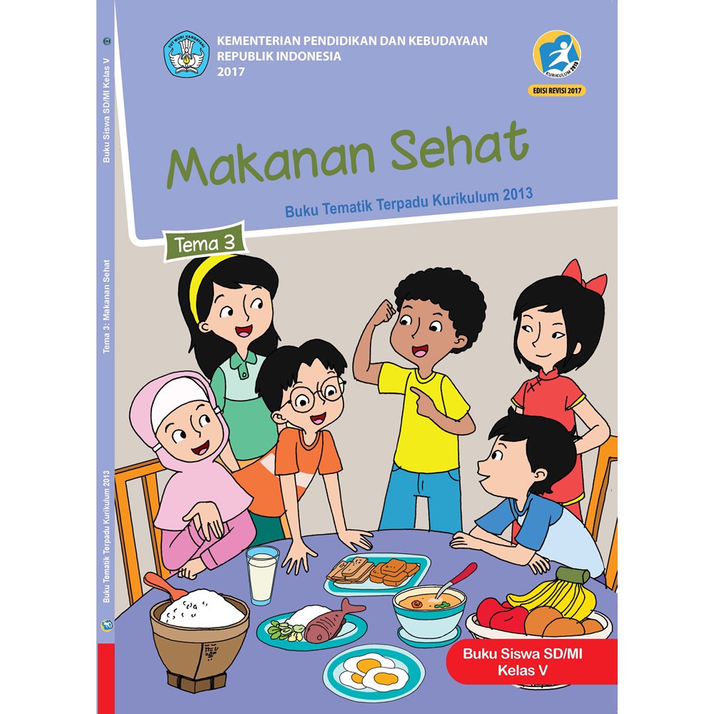  Buku  Tematik SD Kelas  5  Tema  3 Makanan Sehat K13 Revisi 