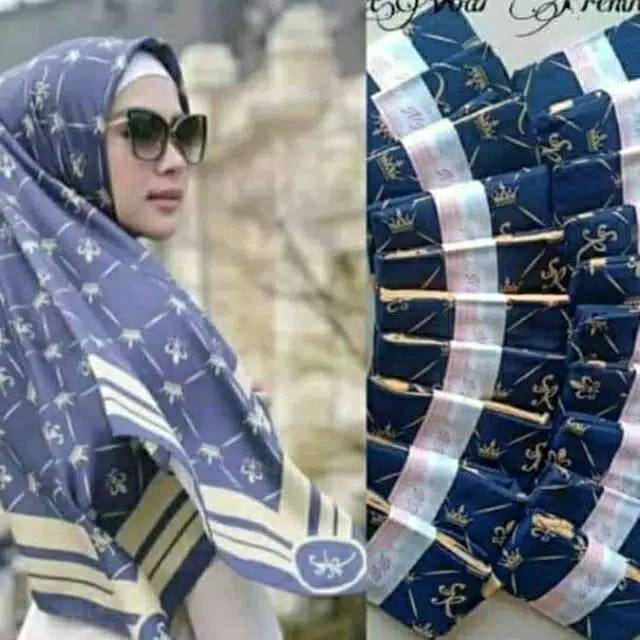 HIJAB SEGI EMPAT SYAHRINI KW NAVY KERUDUNG JILBAB MURAH