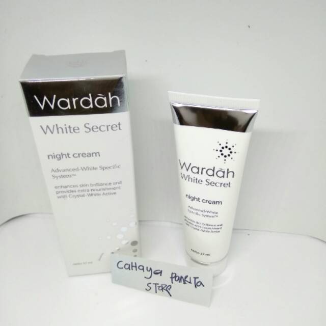 [BPOM] WARDAH WHITE SECRET NIGHT CREAM 17ml/krim malam wardah white ...