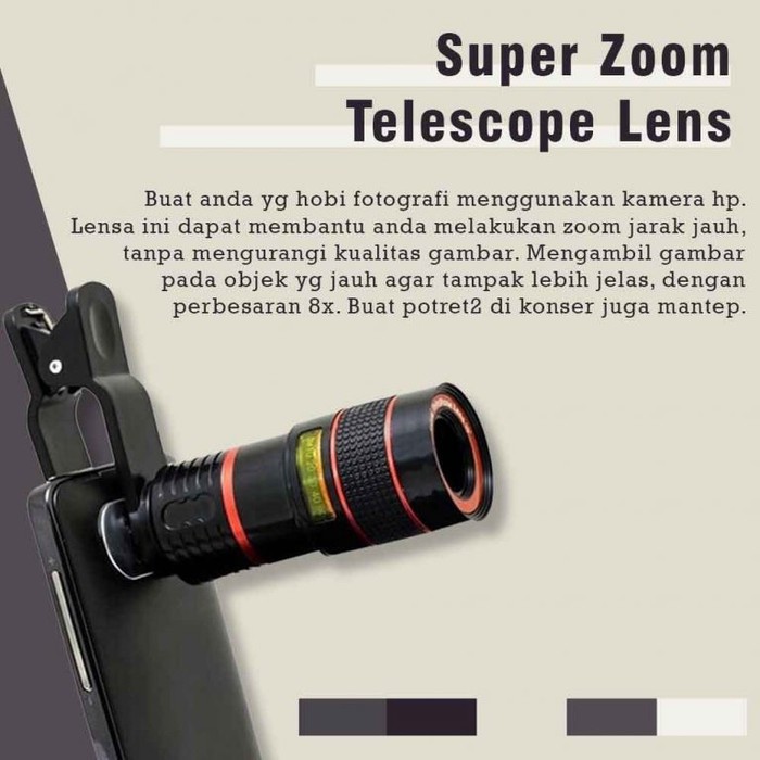 Super Zoom Telescope Lens