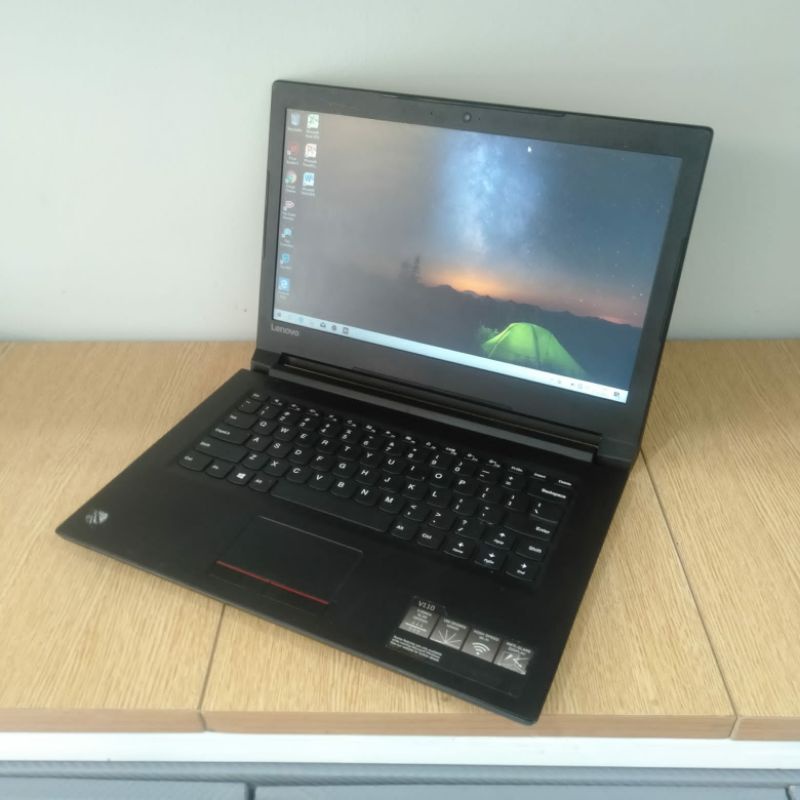 Laptop Lenovo V110 Celeron N4200(4cpus) Ultra HD 600 Ram 4GB HDD 1TB Windows 10 Full Aplikasi siap pakai