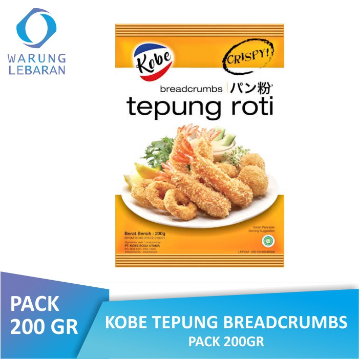 

KOBE Tepung Breadcrumbs Roti 200 gr