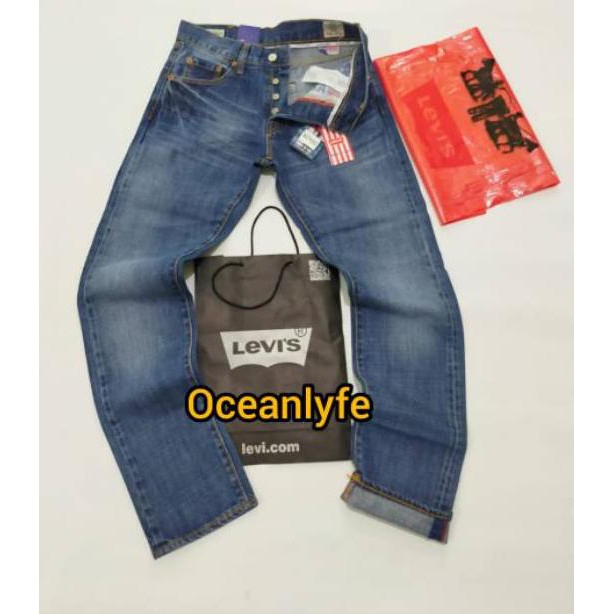 Levis 501 Made in USA Original Import | Celana Pria | Straight Jeans Original | Jeans ORI | Levis (K