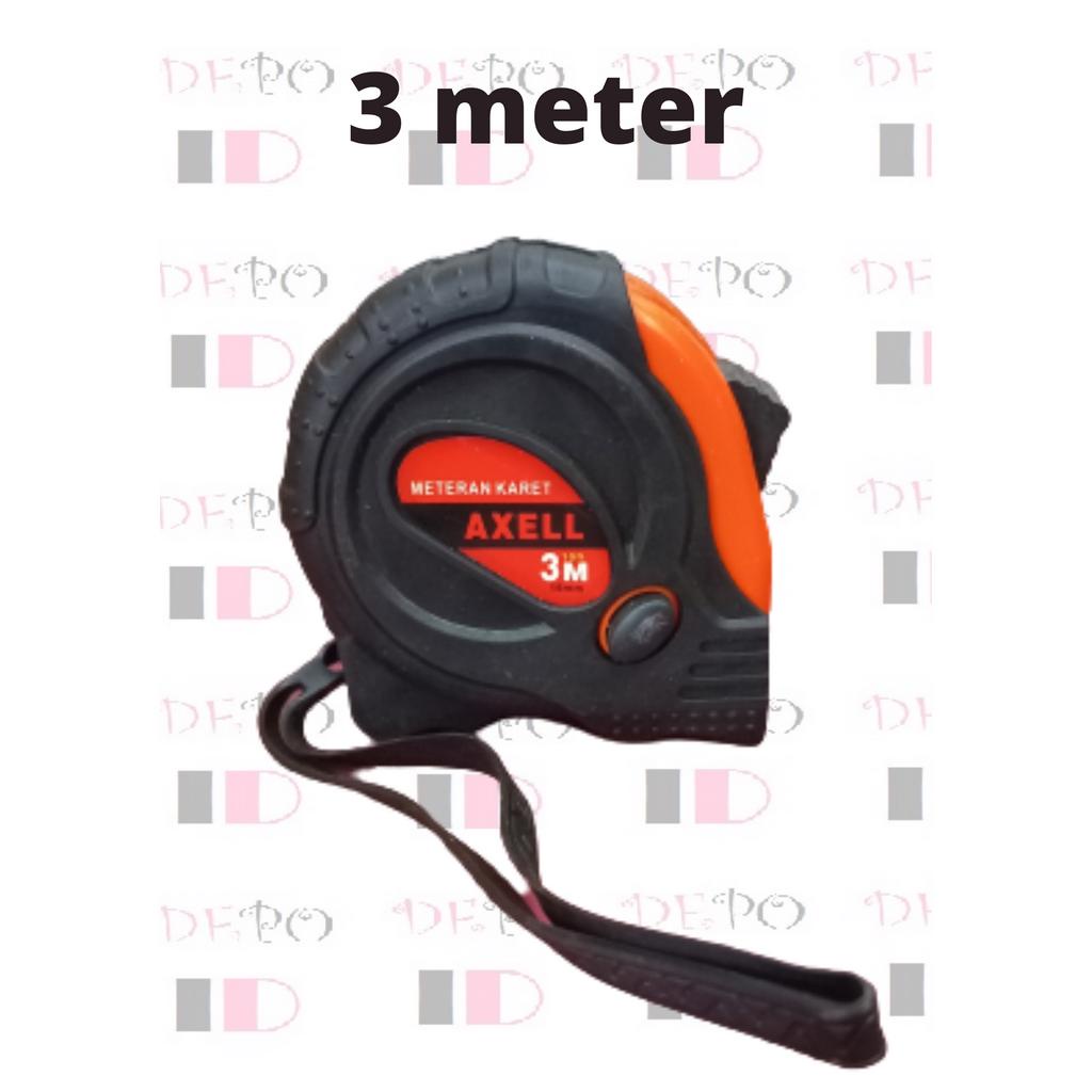 Meteran Murah 3 Meter / Meteran Tukang 3m / Meteran Karet 3m