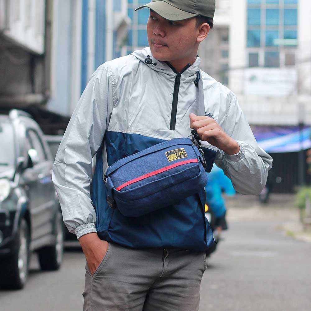 Tas Selampang Pria Sling Bag Premium Keren Tas Slempang Cowok Kecil