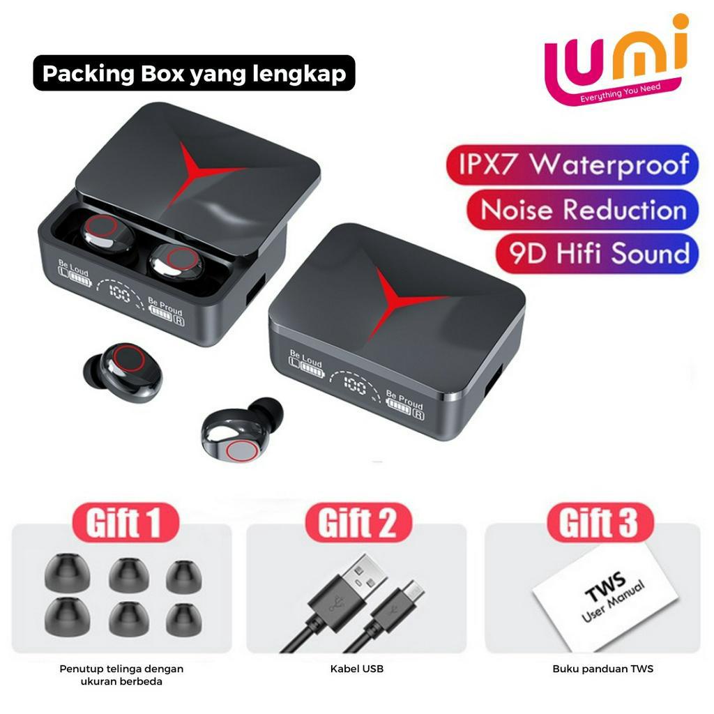 Headset Bluetooth M90 Pro TWS Wireless Earphones Bluetooth 5.2 In Ear HIFI Mini Waterproof Sports Gaming