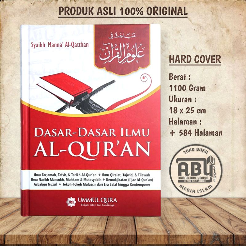 Jual Dasar Dasar Ilmu Al Quran Buku Penerbit Ummul Qura Shopee Indonesia 6499