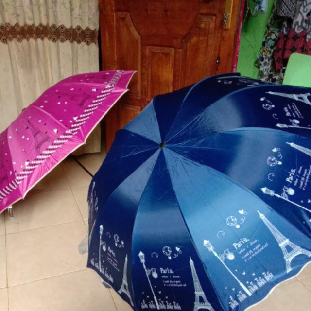 Payung Lipat 4 10jari Motif Paris