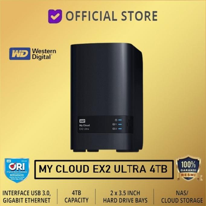 Wd My Cloud Ex2 Ultra 4 Tb Personal Cloud Storage Western Digital Nas