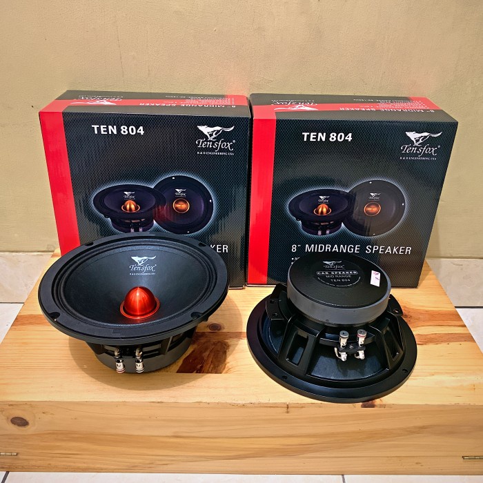 Baru Tensfox TEN 804 ( Midrange 8 Inch SQL ) 2 Pc