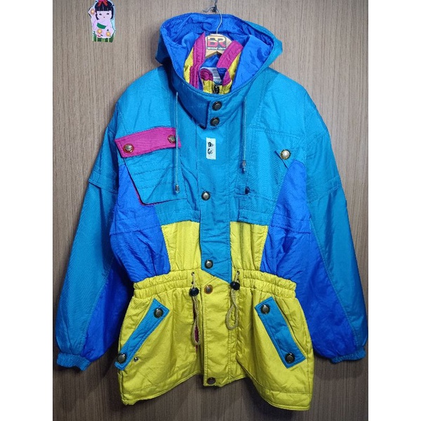 jaket vintage colourblock windex pro