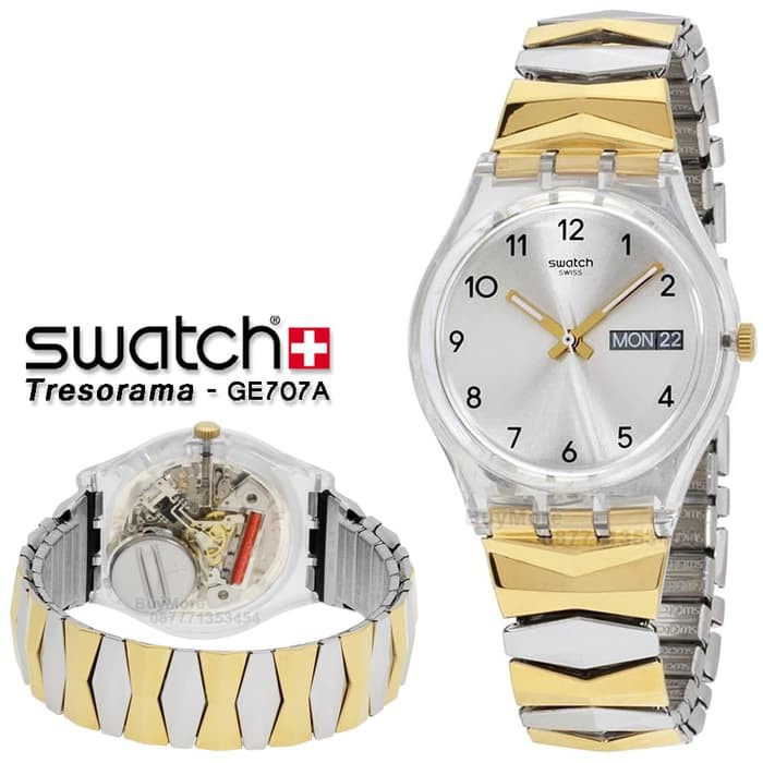 Swatch GE707B Original Swatch Tresorama  Jam Tangan Swatch Wanita