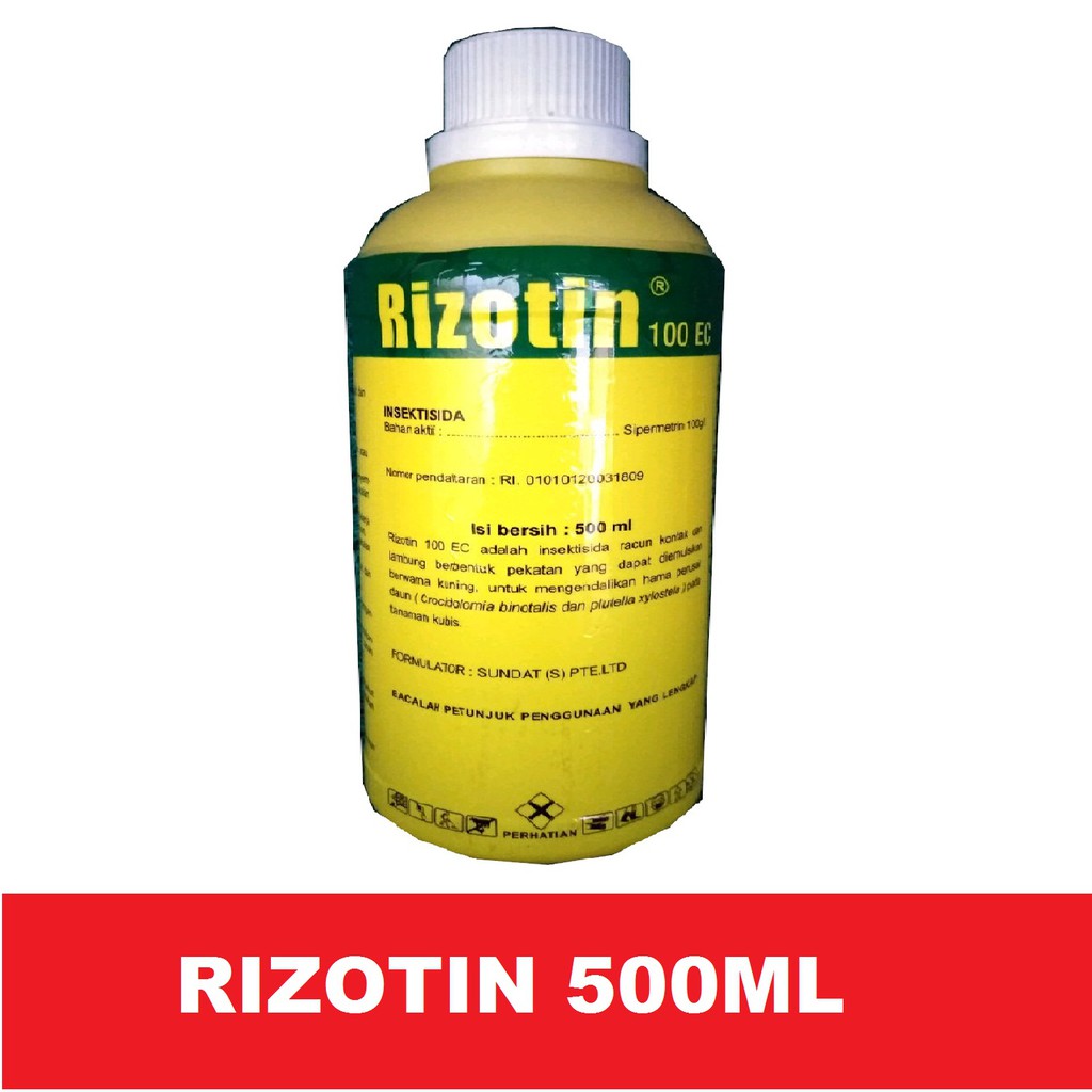 Rizotin 500 ml Obat belalang dan Ulat Grayak
