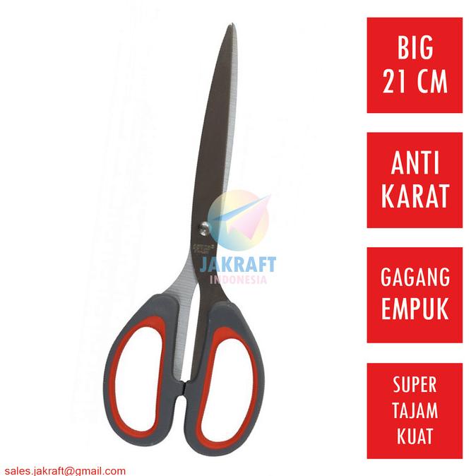 

Promo Awal tahun Gunting Kertas Besar Gagang Empuk 21 Cm JOYKO SC-848SG Soft Grip Promo Awal tahun