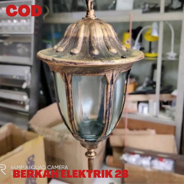 lampu gantung klasik Minimalis Teras 5007 / 1007 Outdor lampu pendant antik Teras