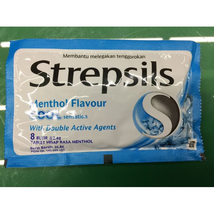 

STREPSIL COOL @8 PCS PERMEN HISAP TENGGOROKAN HHR231