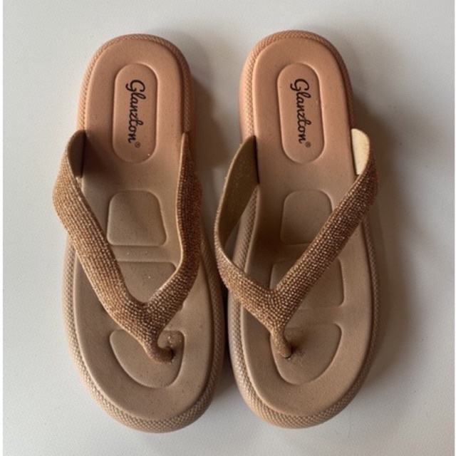 Sandal Jepit Gliter TwoTone Glz 1936