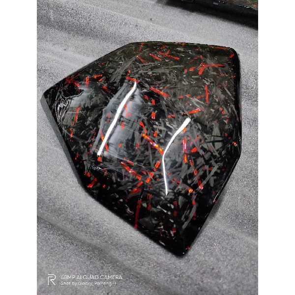 Carbon forged red Visor Vario125/150 old led