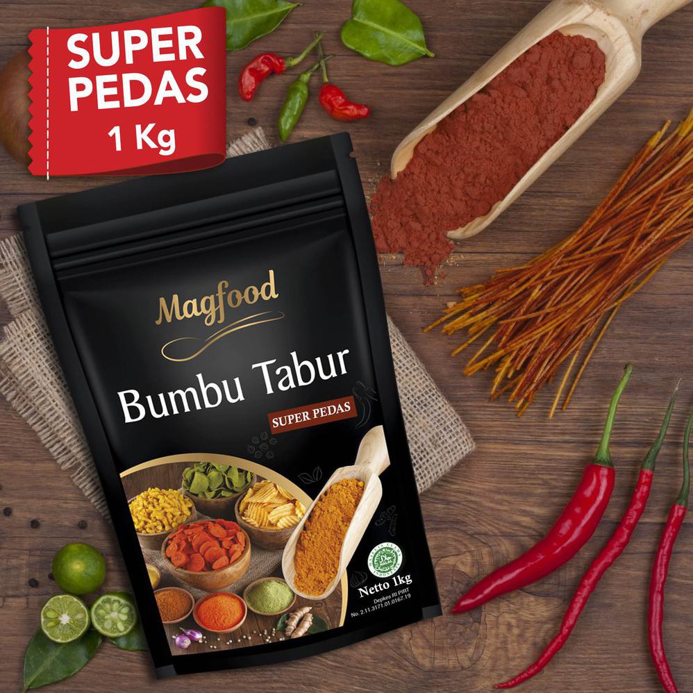 

{BISA COD} Magfood Bumbu Tabur Super Pedas 1kg BERGARANSI [Kode 1|Kode 2|Kode 3|Kode 4|Kode 5|Kode