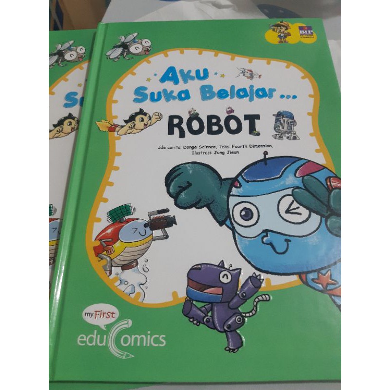 EDUCOMICS BUKU BELAJAR ANAK = AKU SUKA BELAJAR (ROBOT)