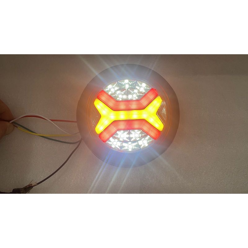 stop lamp lampu truk 24 volt model bulat X