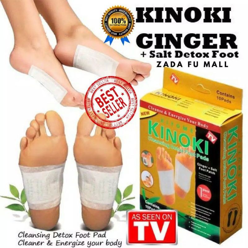 kinoki detox gold isi 10 pcs (5 pasang) Kinoki gold Asli Original koyo kaki kinoki detox