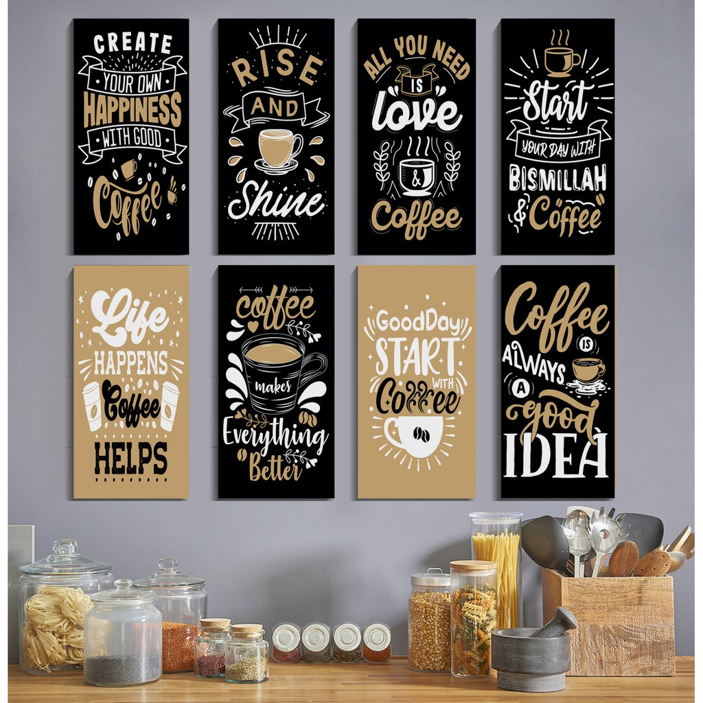 Hiasan Dinding Kopi Pajangan dinding cafe Wall decor coffee Dekorasi Cafe