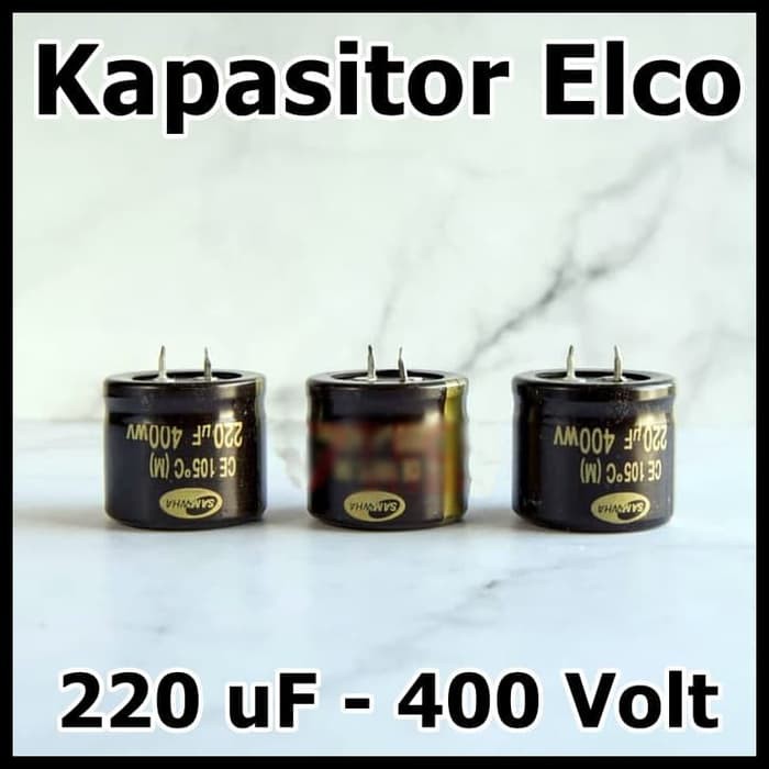 Kapasitor Elco 220uf 400v Capacitor Elko 220 uf 400 Volt