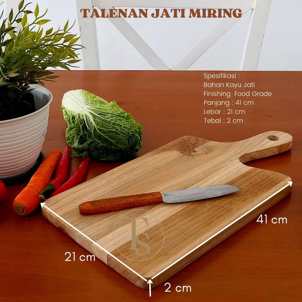 TALENAN KAYU JATI ANEKA MODEL CUTTING BOARD PREMIUM