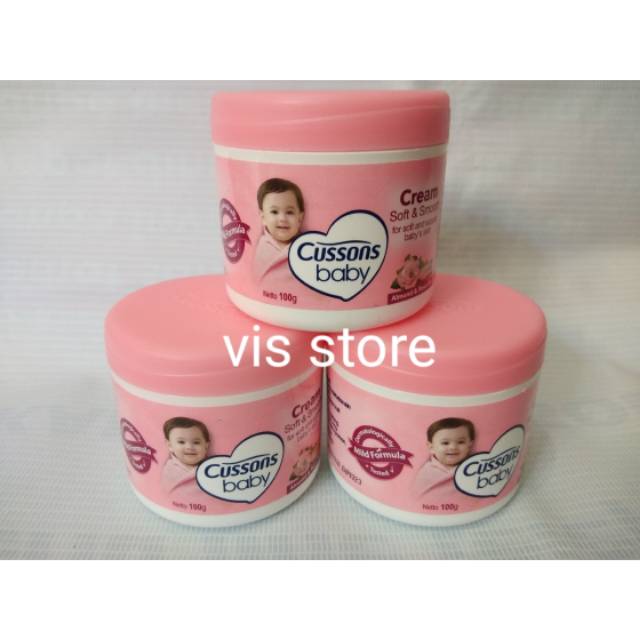 Cussons baby cream soft n smooth 100 gr