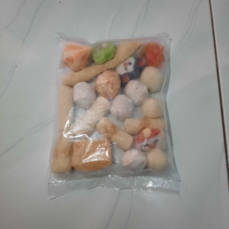 

Steambot mix bakso seafood / bahan premium 250 gr