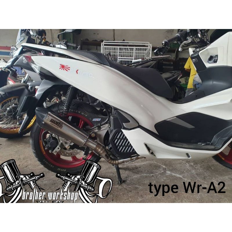 Knalpot WRC Racing PCX lokal ADVknalpot racing knalpot bebaAN