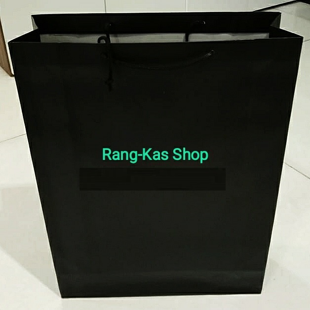 

Paperbag HITAM XL Mewah tebal duplex Laminating doff