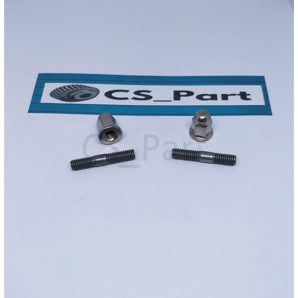 Baut Tanam Knalpot Plus Mur Topi Honda Beat Vario Grand Prima