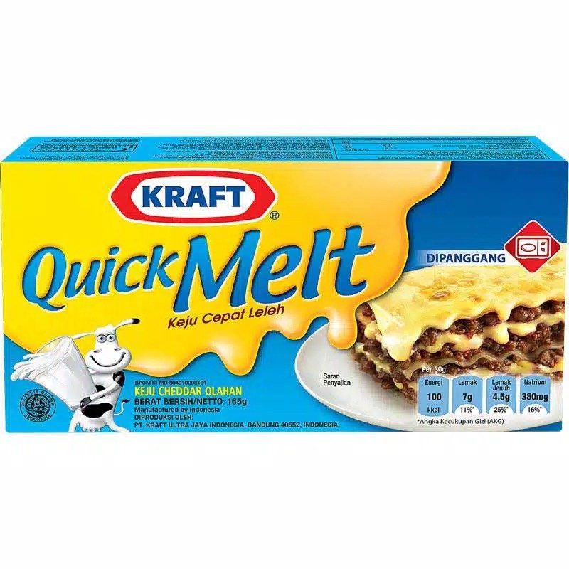 

Keju Kraft Quick Melt 165 gr