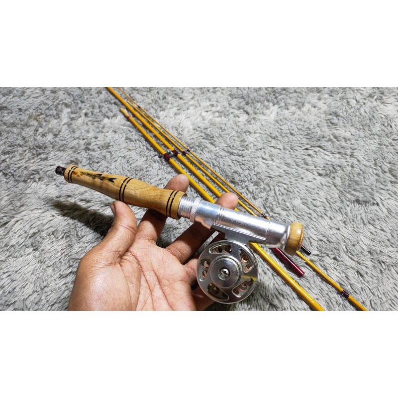 joran micro fly fishing bambu custom non reel