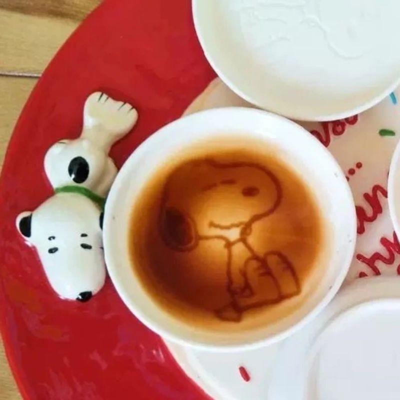 Mangkok Kecap Lucu Karakter Snoopy Mickey Minnie Pooh Donald Alien