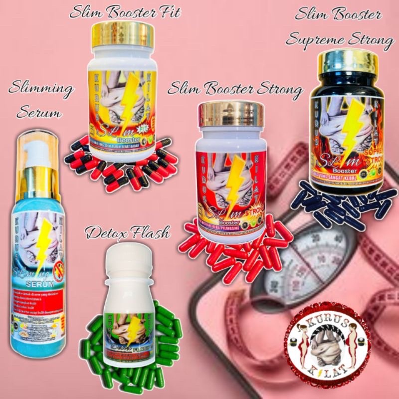 KURUS KILAT PAKET PEMULA Obat Pelangsing Badan Penurun Berat Badan Pembakar Lemak Slim Fit No Herballife Obat Diet Herbal Ampuh
