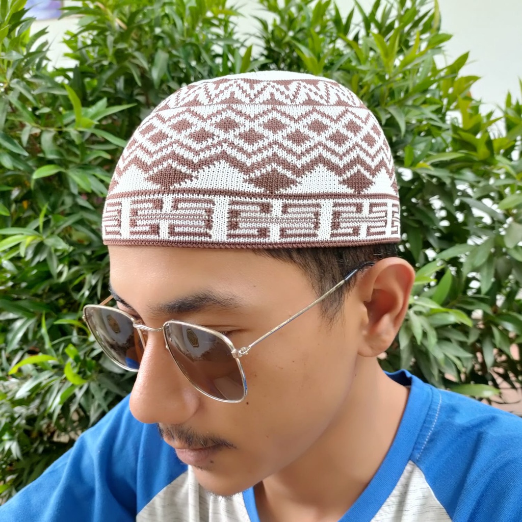 Peci Rajut Motif / Peci Haji / Peci Murah / Peci / Kopiah