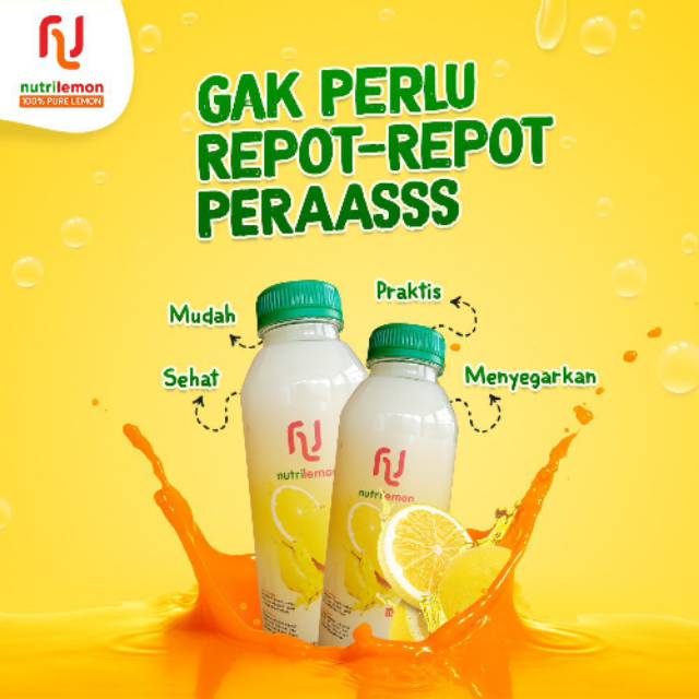 

Nutrilemon pure 100% perasan jeruk lemon asli