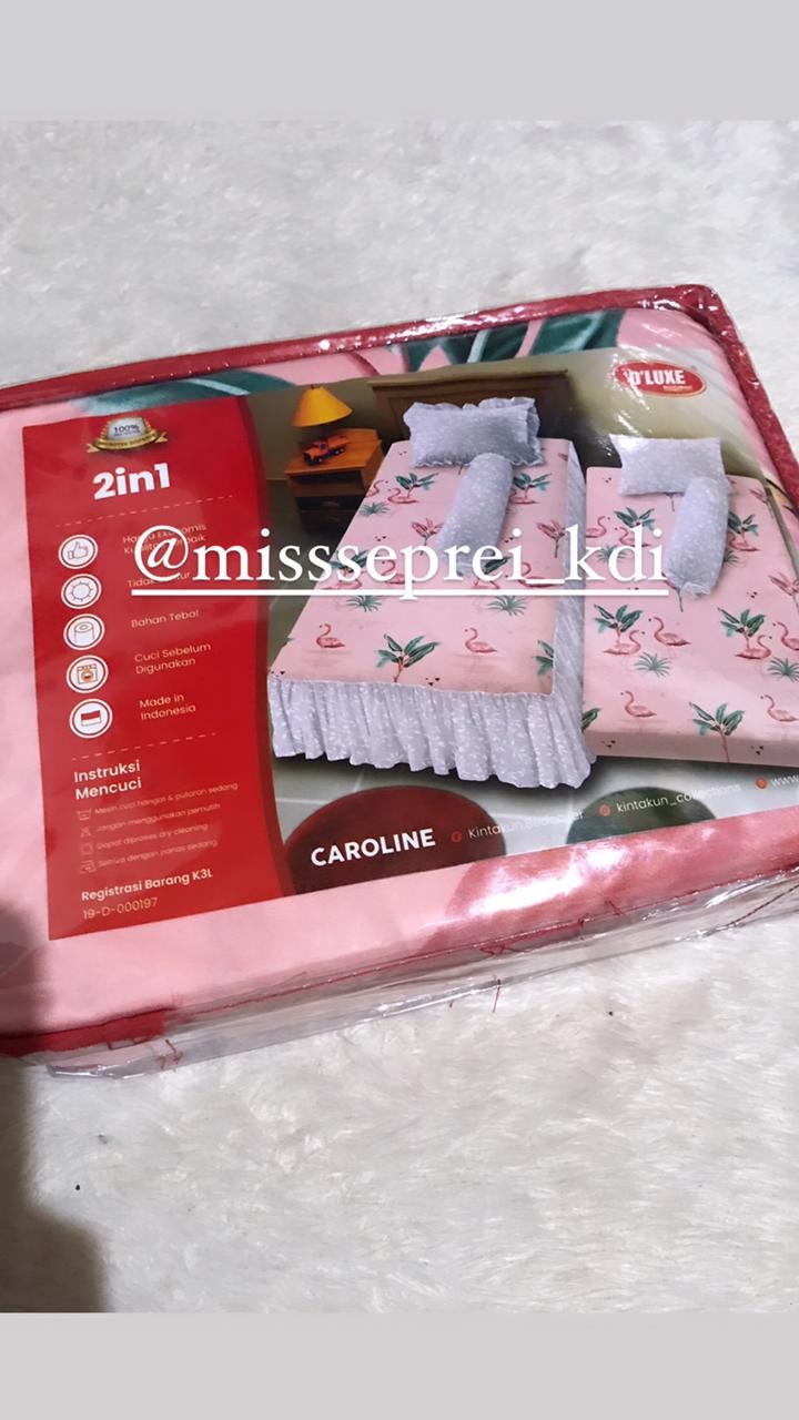 Fata Signature_bed Cover Rumbai Polos Embos Uk.180x200/160x200