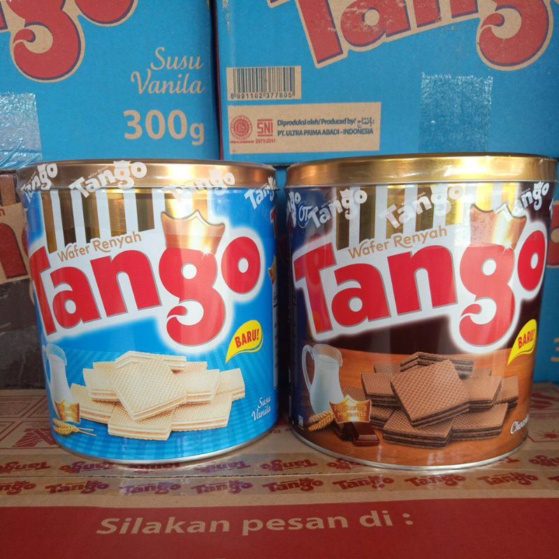 SATU DUS TANGO KALENG ISI 6x300GR