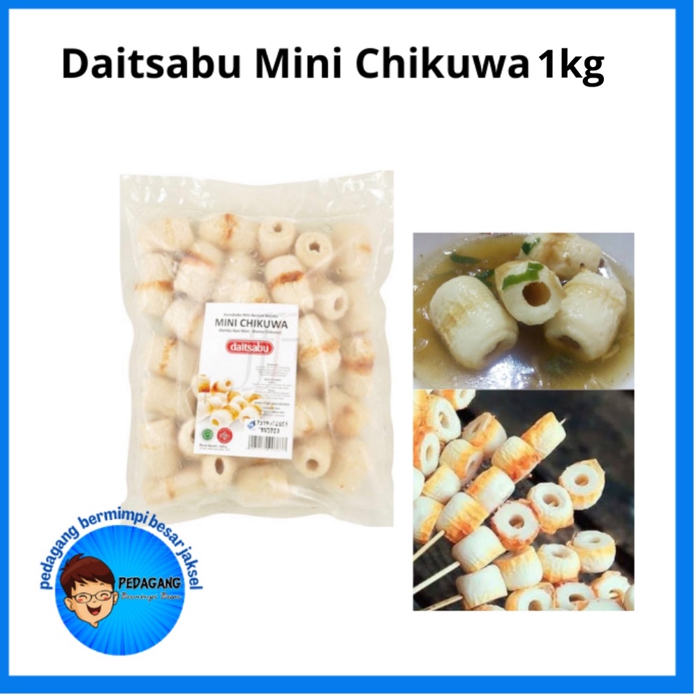 

Daitsabu Mini Chikuwa 1kg/ Chikuwa