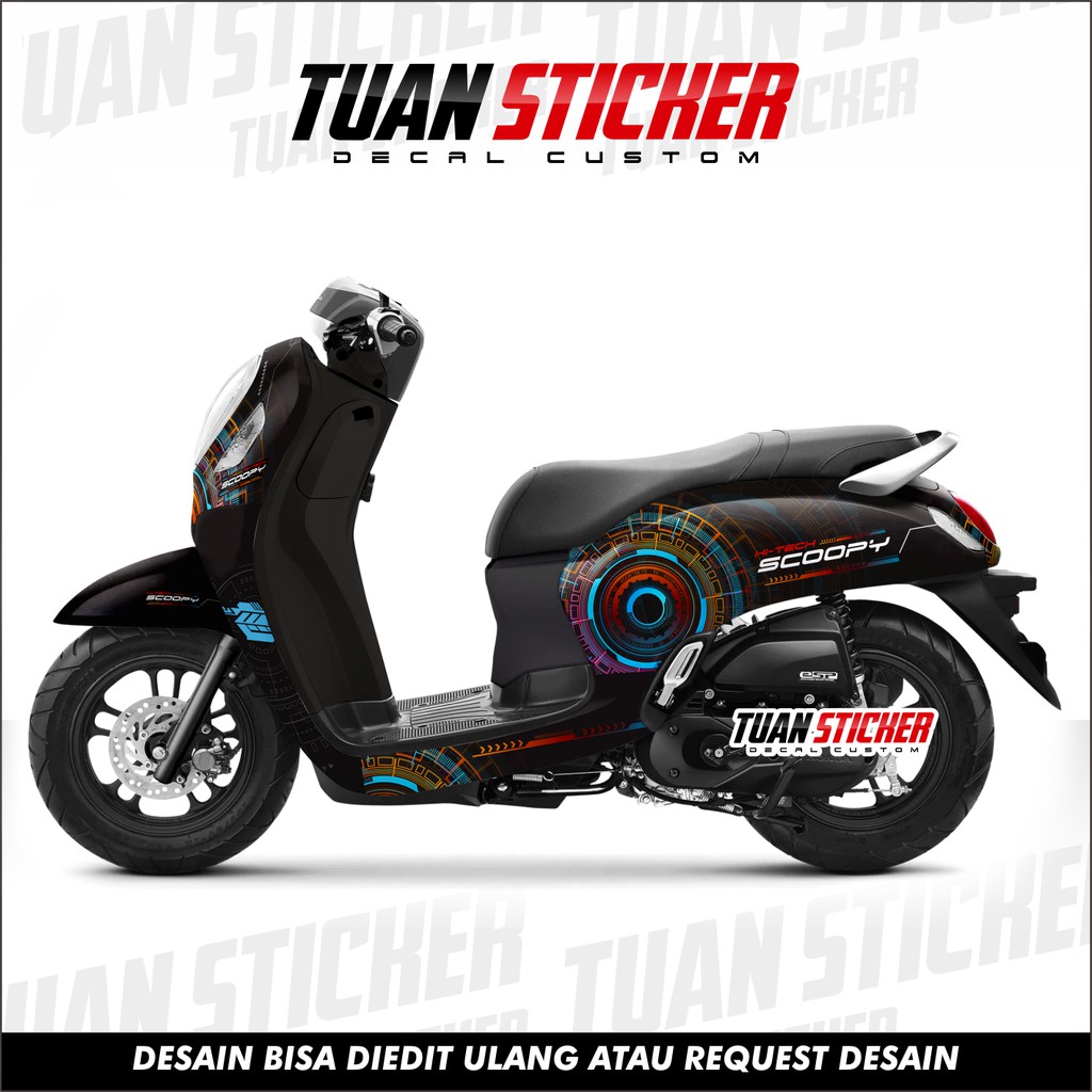 Sticker Striping Decal Scoopy 2021, sticker scoopy 2021, striping scoopy 2021 stiker scoopy 2021 tch