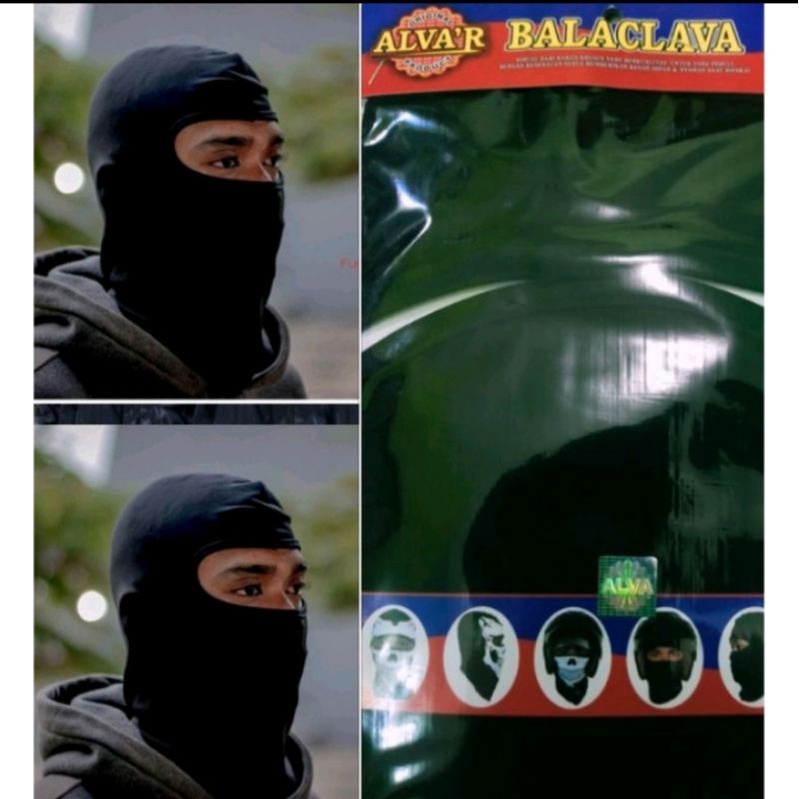 Baff Masker Motor Pria Premium Anti Panas Debu Buff Ninja Balaclava Full Face / Mask Mancing Masker Kain Motor Polos